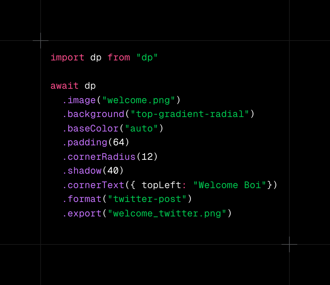 Screenshot with corner text labels